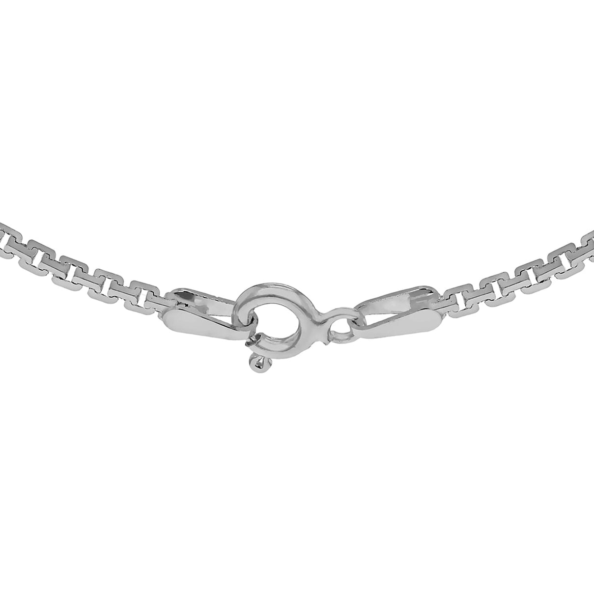 Sterling Silver Rhodium Plated Boston Link Chain 22 Inch 7620343 4