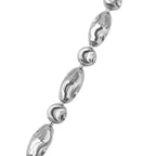Italian Mega Showstopper -  Necklace In Rhodium Overlay Sterling Silver (Size - 24