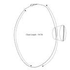 Rhodium Overlay Sterling Silver Chain with Lobster Clasp (Size - 18)