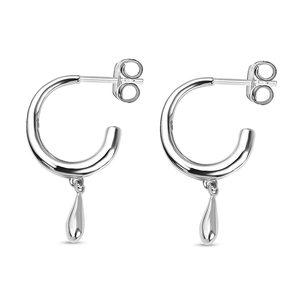 Lucy Q Drip Collection - Rhodium Overlay Sterling Silver Dangle Earrings 7666613 4