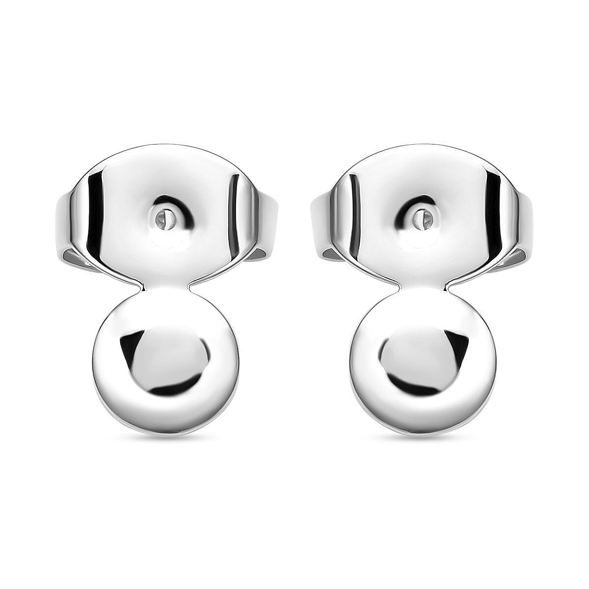 Rhodium Overlay Sterling Silver Earring Lifting Backs 8894893 0