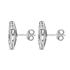 Treasure Of Siam - Rhodium Overlay Sterling Silver Earring with Push Back