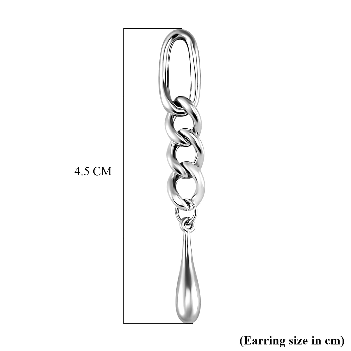 Lucy Q Figaro Drip Collection - Rhodium Overlay Sterling Silver Drop Earrings 7804314 5