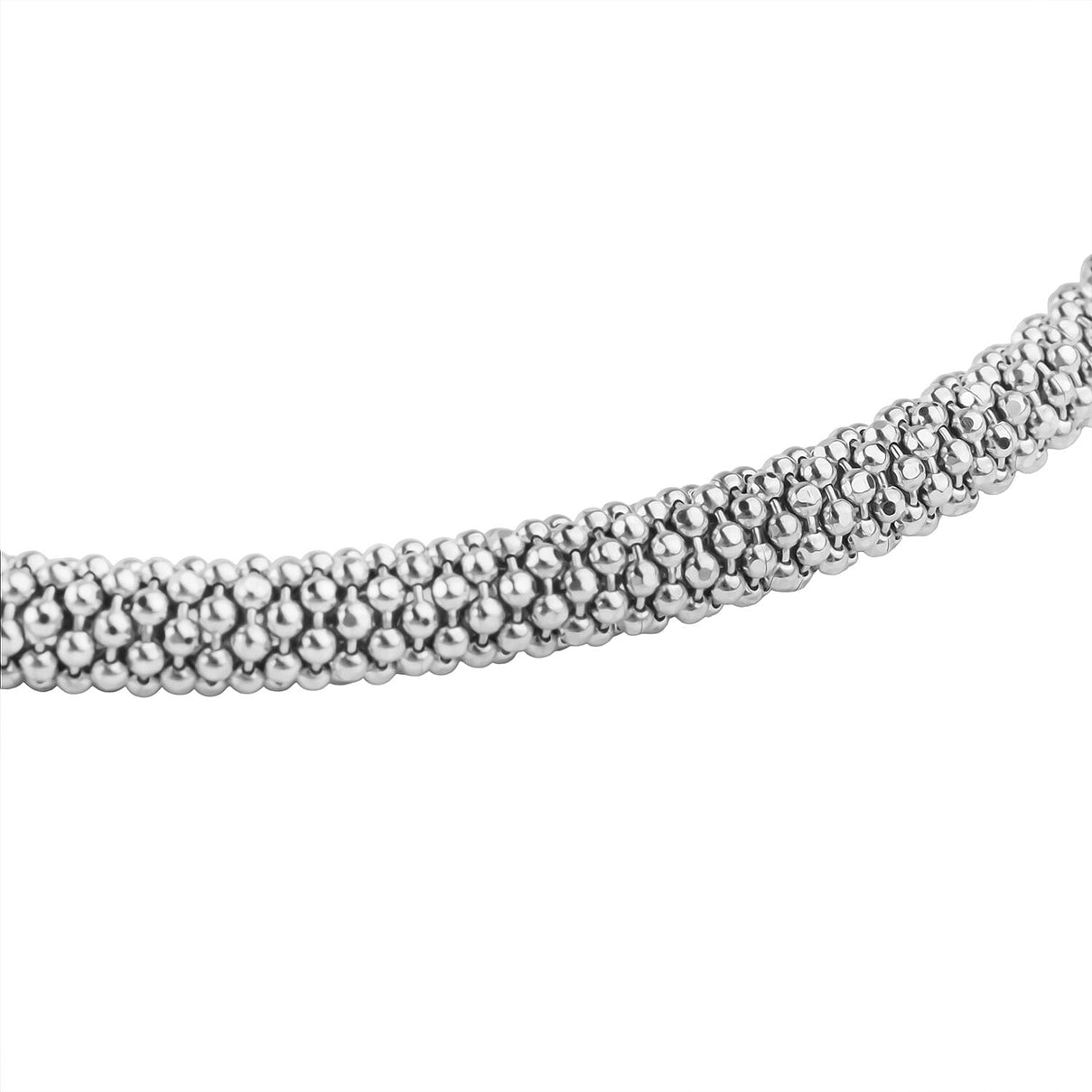 Rhodium Overlay Sterling Silver Mini Spark Bracelet (Size 7.5), Silver Wt. 7.80 Gms. 8376239 3