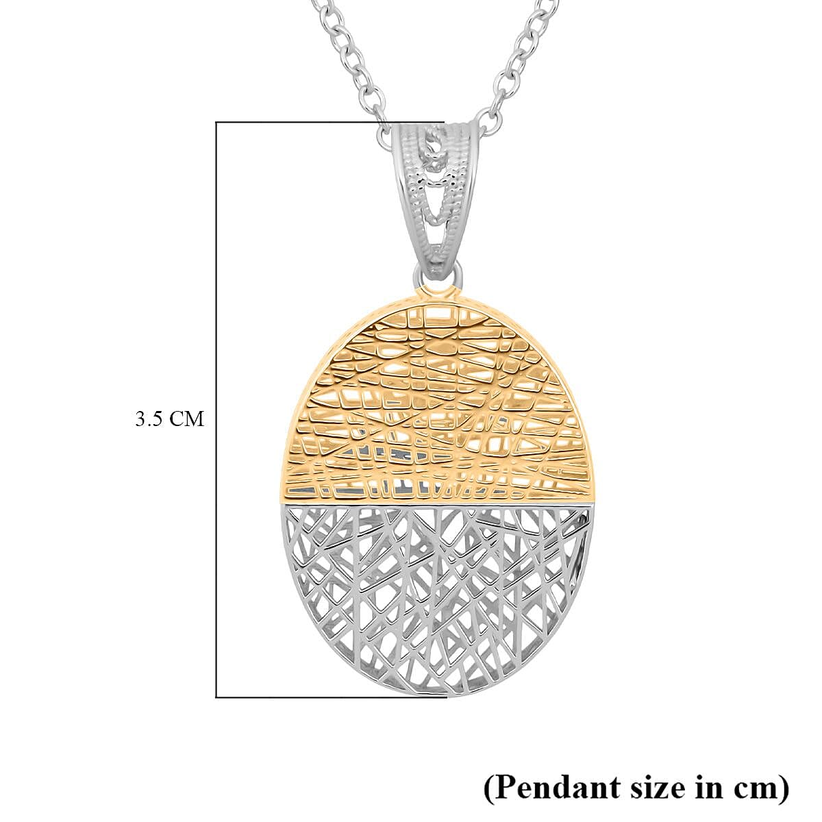 Treasure of Siam - Rhodium Overlay Sterling Silver Necklace (Size - 18 - 1 Ext) with Lobster Clasp i 8239723 6