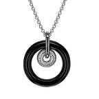 Rhodium Overlay Sterling Silver NecklaceE (Size - 18),  Silver Wt. 6.4 Gms