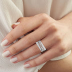 Treasure Of Siam - Rhodium Overlay Sterling Silver Ring