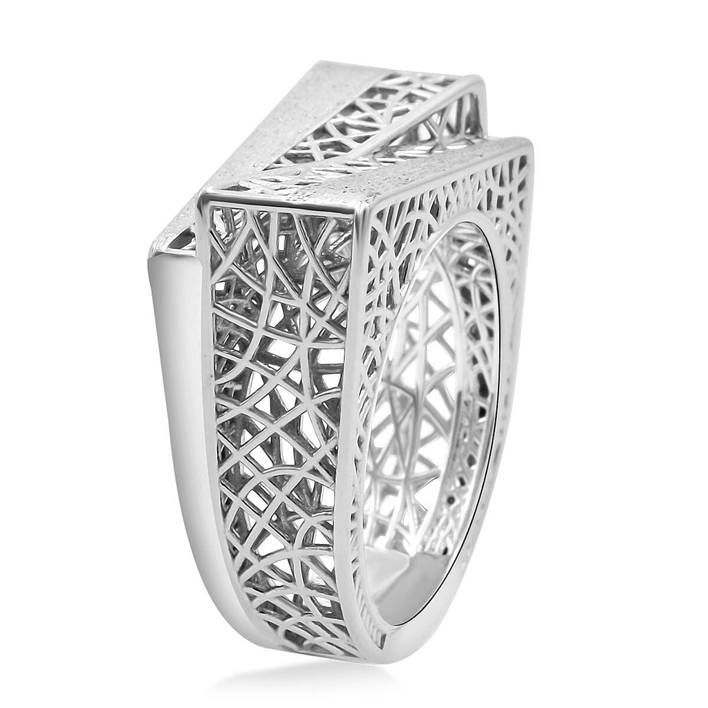 Treasure Of Siam - Rhodium Overlay Sterling Silver Ring