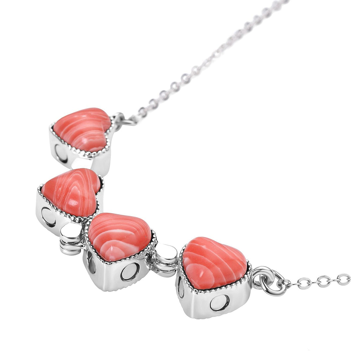 Rhodochrosite Necklace (Size - 20 With 4 Inch Extender) 35.00 Ct 7133637 5