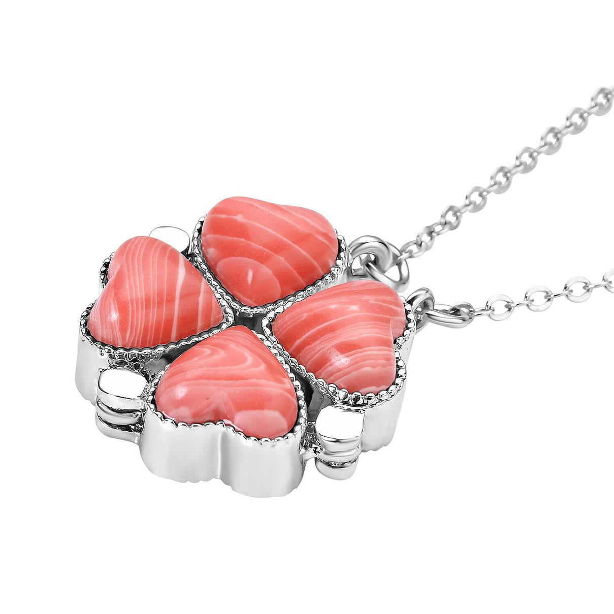 Rhodochrosite Necklace (Size - 20 With 4 Inch Extender) 35.00 Ct 7133637 6