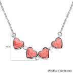 Rhodochrosite Necklace (Size - 20 With 4 Inch Extender) 35.00 Ct
