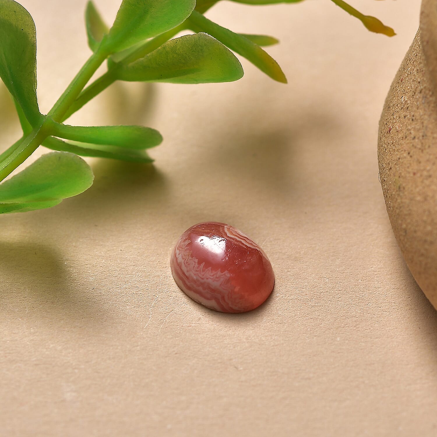 Rhodochrosite Oval Cut Cut 10X8 mm Gemstone, 2.65 Ct 8511559 2