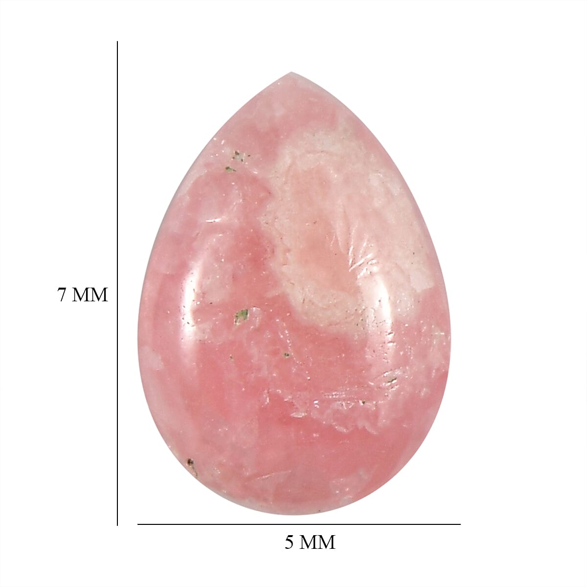 Rhodochrosite Pear 7X5 mm Gemstone, 1.65 Ct 8511561 5