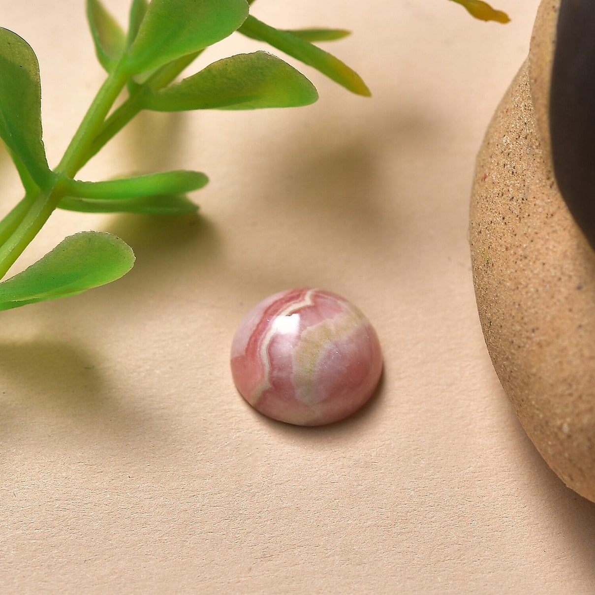 Rhodochrosite Round 10 mm Gemstone, 3.35 Ct 8511562 2