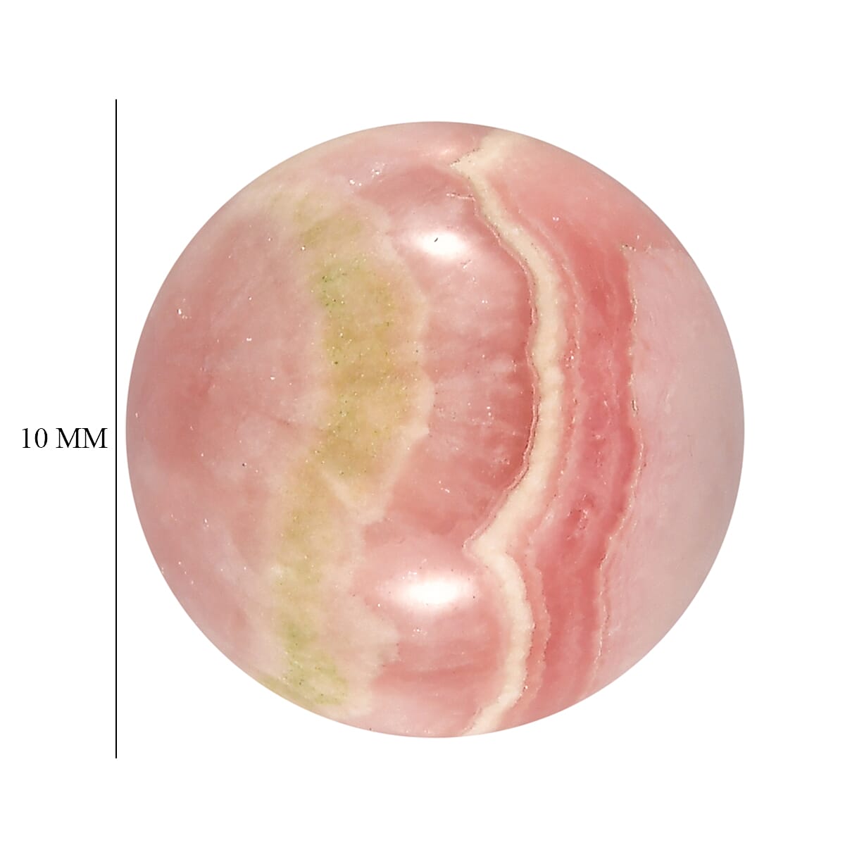 Rhodochrosite Round 10 mm Gemstone, 3.35 Ct 8511562 5