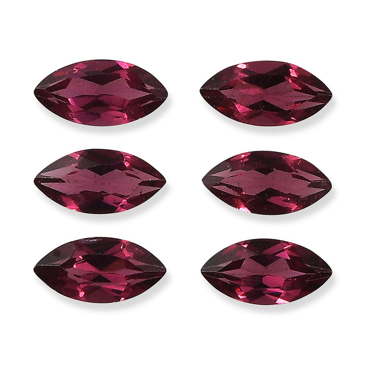Rhodolite Garnet Marquee 5X2.5 mm Gemstone, 1.15 Ct 8511566 1
