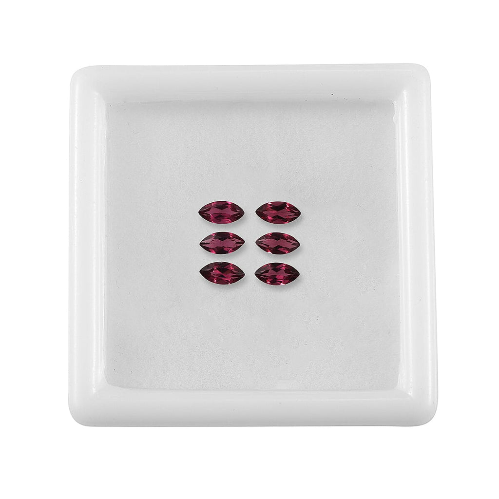 Rhodolite Garnet Marquee 5X2.5 mm Gemstone, 1.15 Ct