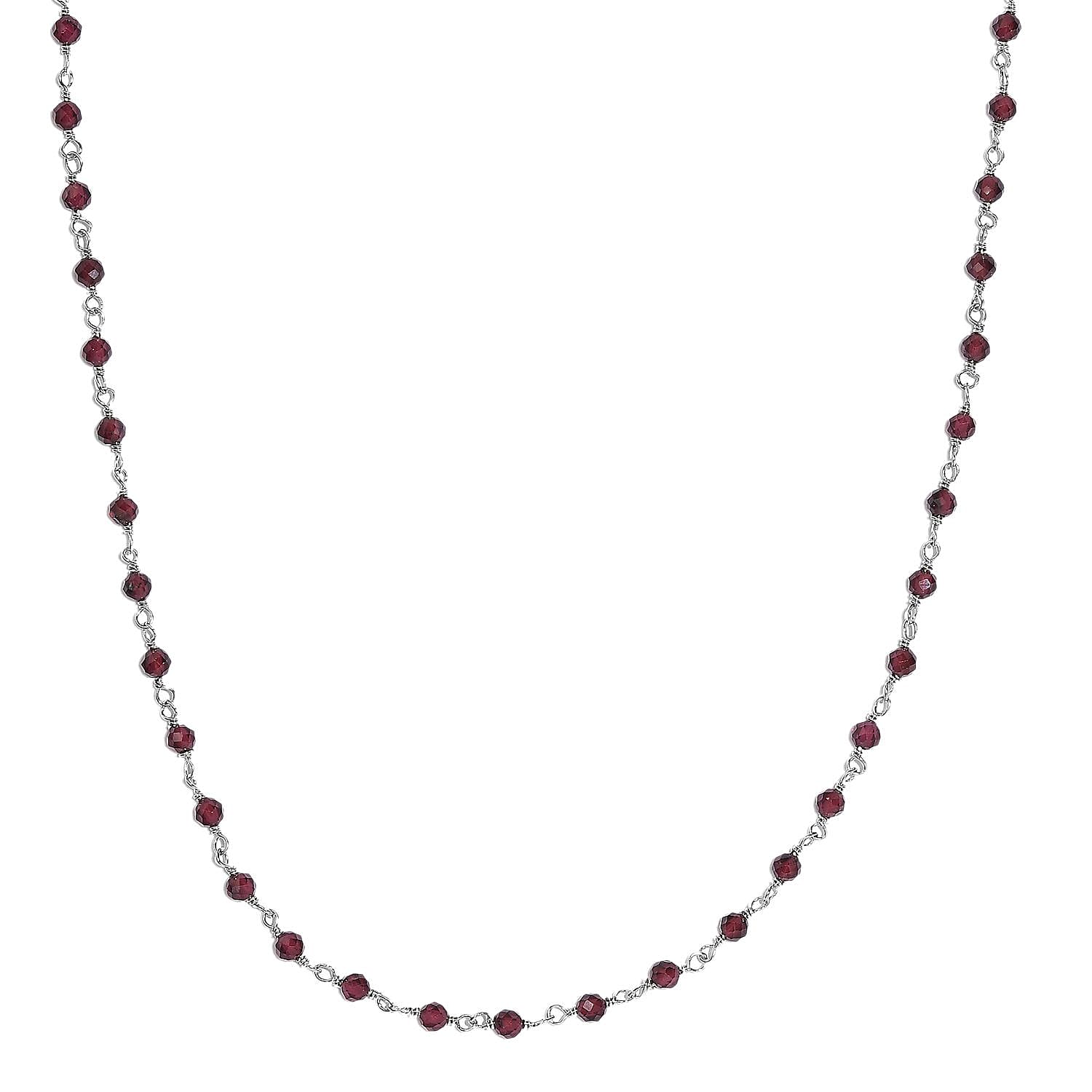 Rhodolite Garnet Necklace (Size - 20) 30.50 Ct 8036758 0