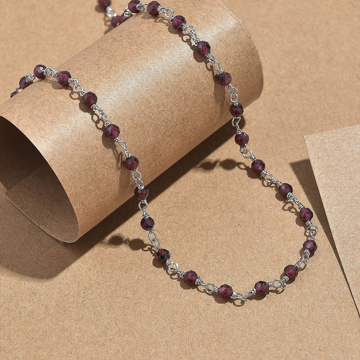 Rhodolite Garnet Necklace (Size - 20) 30.50 Ct 8036758 2