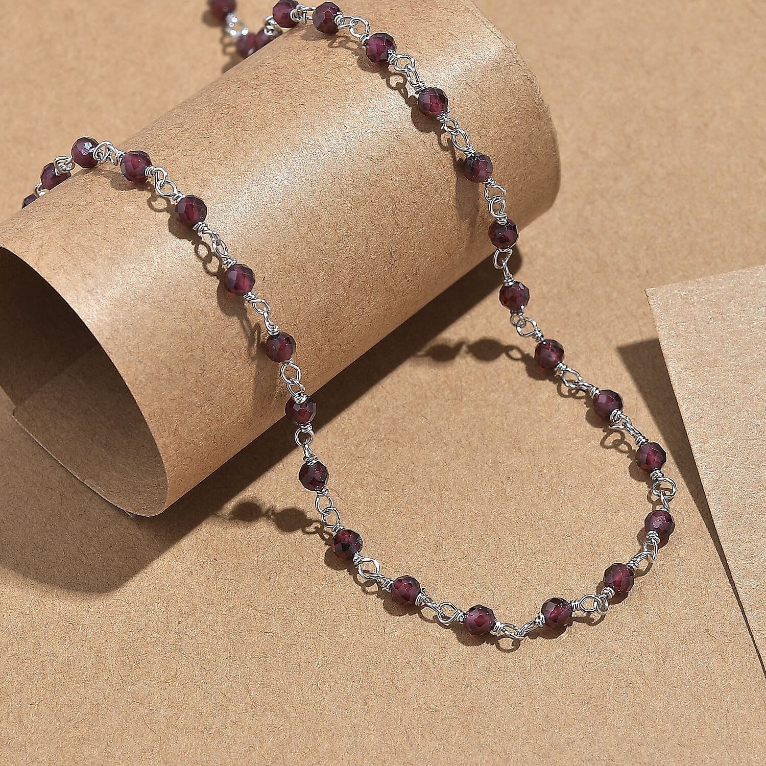 Rhodolite Garnet Necklace (Size - 20) 30.50 Ct 8036758 2