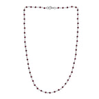 Rhodolite Garnet Necklace (Size - 20) 30.50 Ct