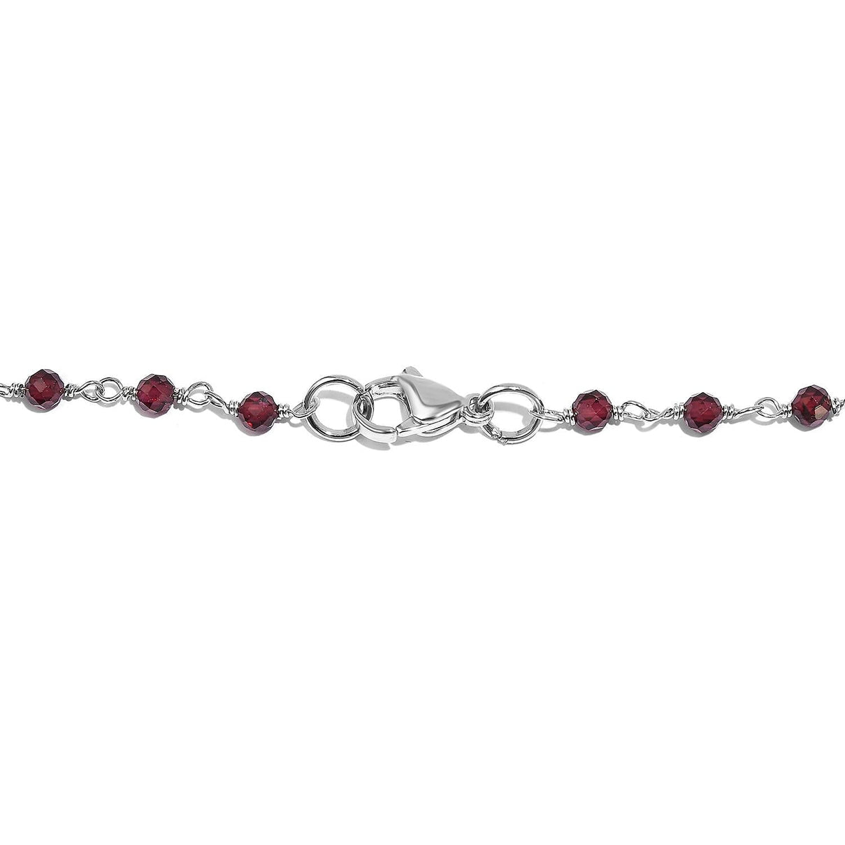Rhodolite Garnet Necklace (Size - 20) 30.50 Ct 8036758 4