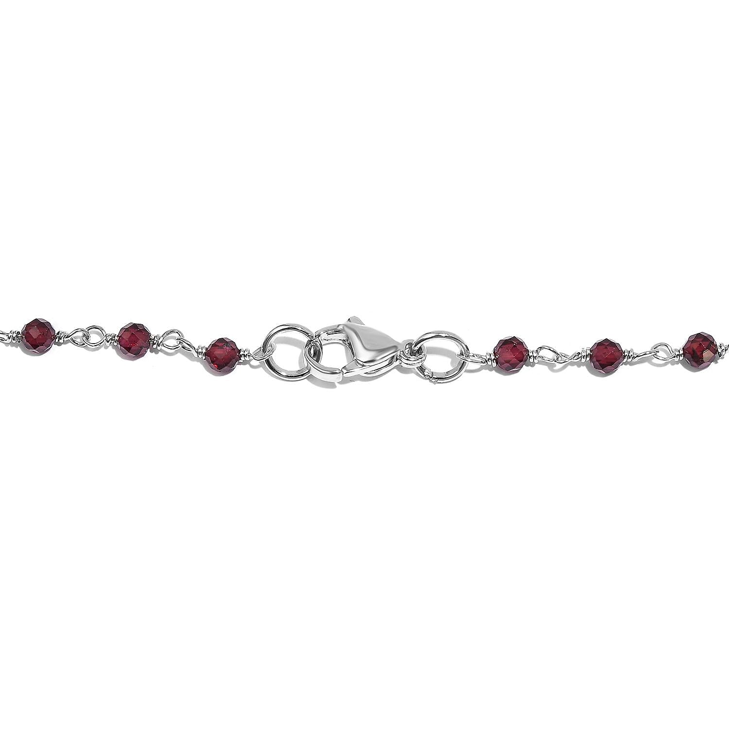 Rhodolite Garnet Necklace (Size - 20) 30.50 Ct 8036758 4