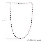 Rhodolite Garnet Necklace (Size - 20) 30.50 Ct