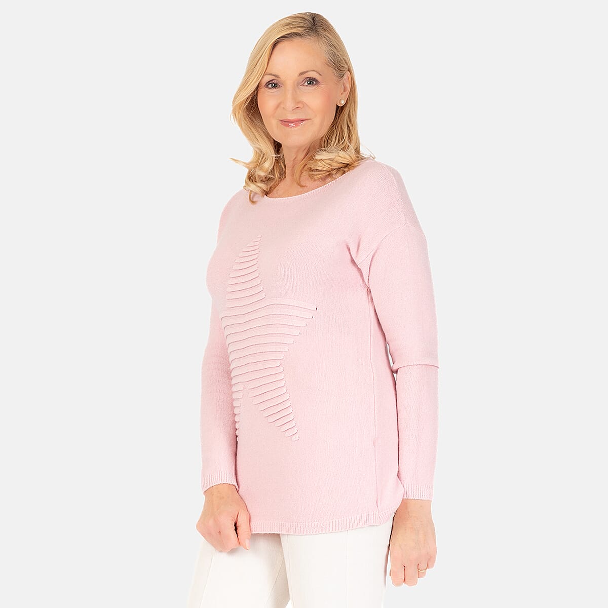 Ribbed Star Jumper - Beige 7731345 2