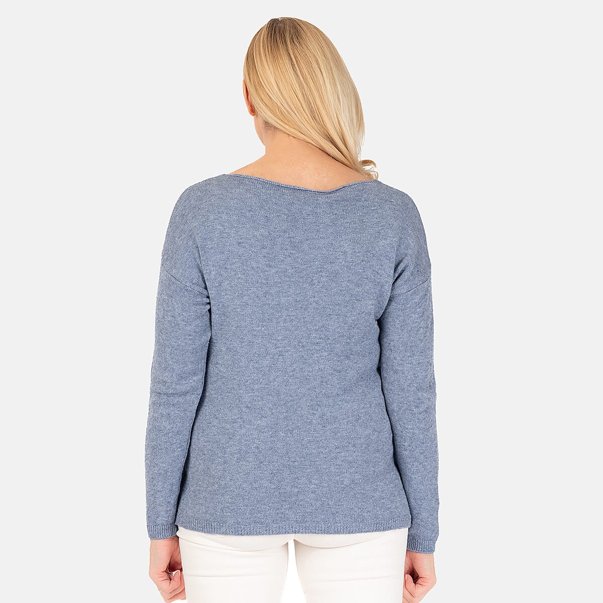 Ribbed Star Jumper - Denim 7731347 4