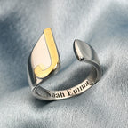 Adjustable Ring in Yellow Gold Tone