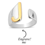 Adjustable Ring in Yellow Gold Tone