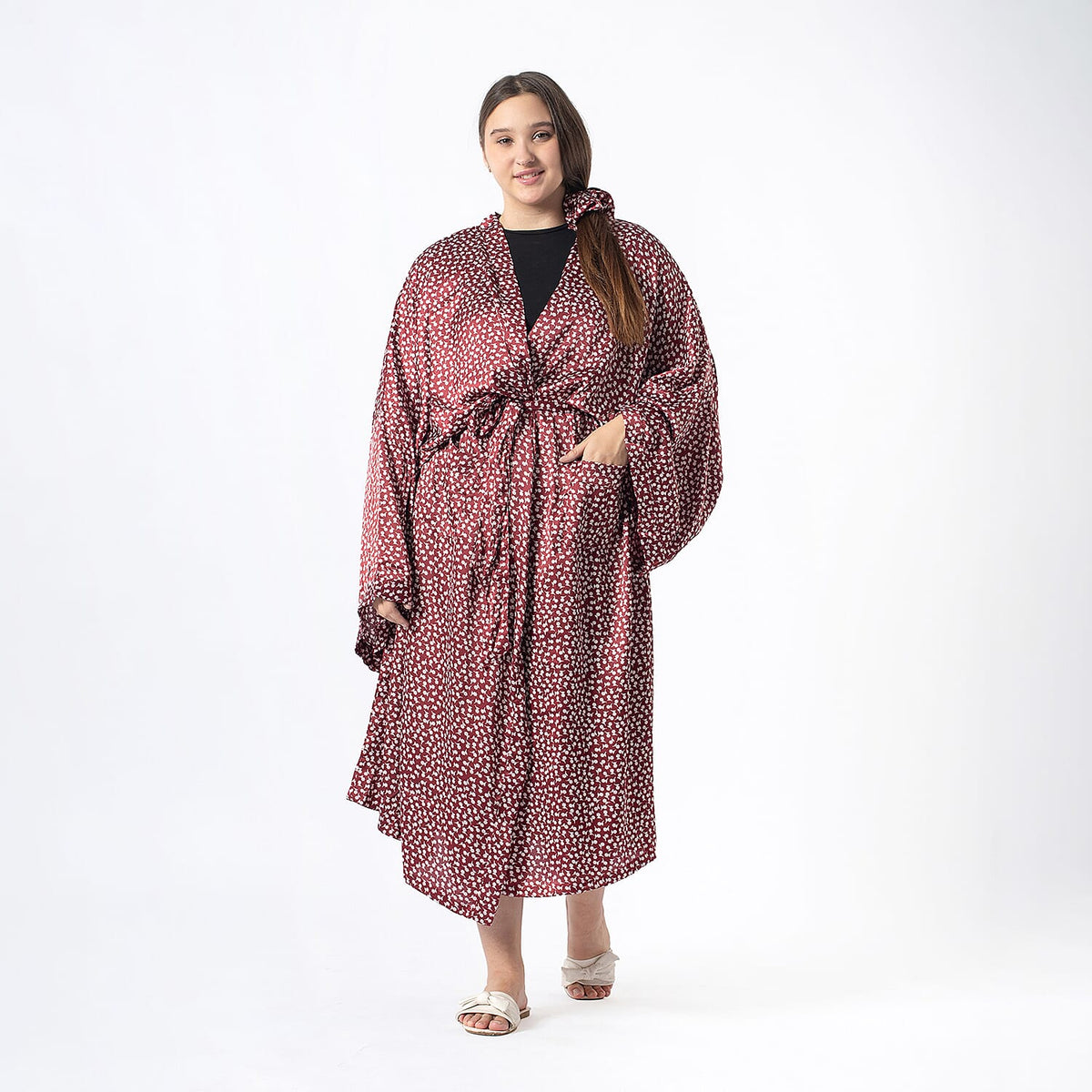 TAMSY Robe with Eye Mask and Scrunchy 7557908 3