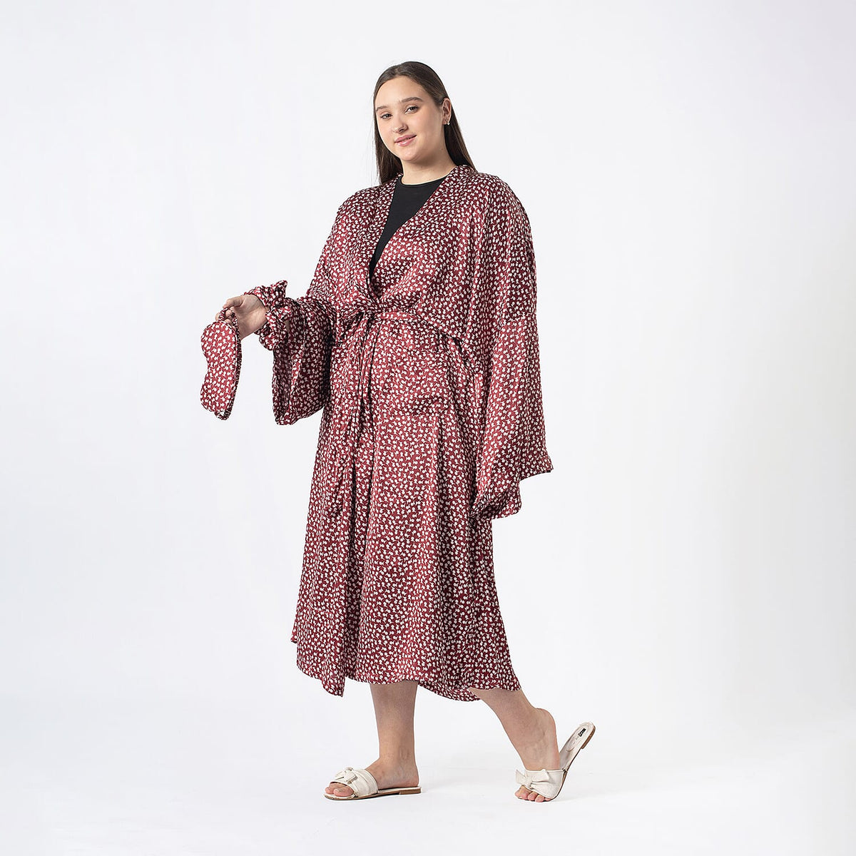 TAMSY Robe with Eye Mask and Scrunchy 7557908 4