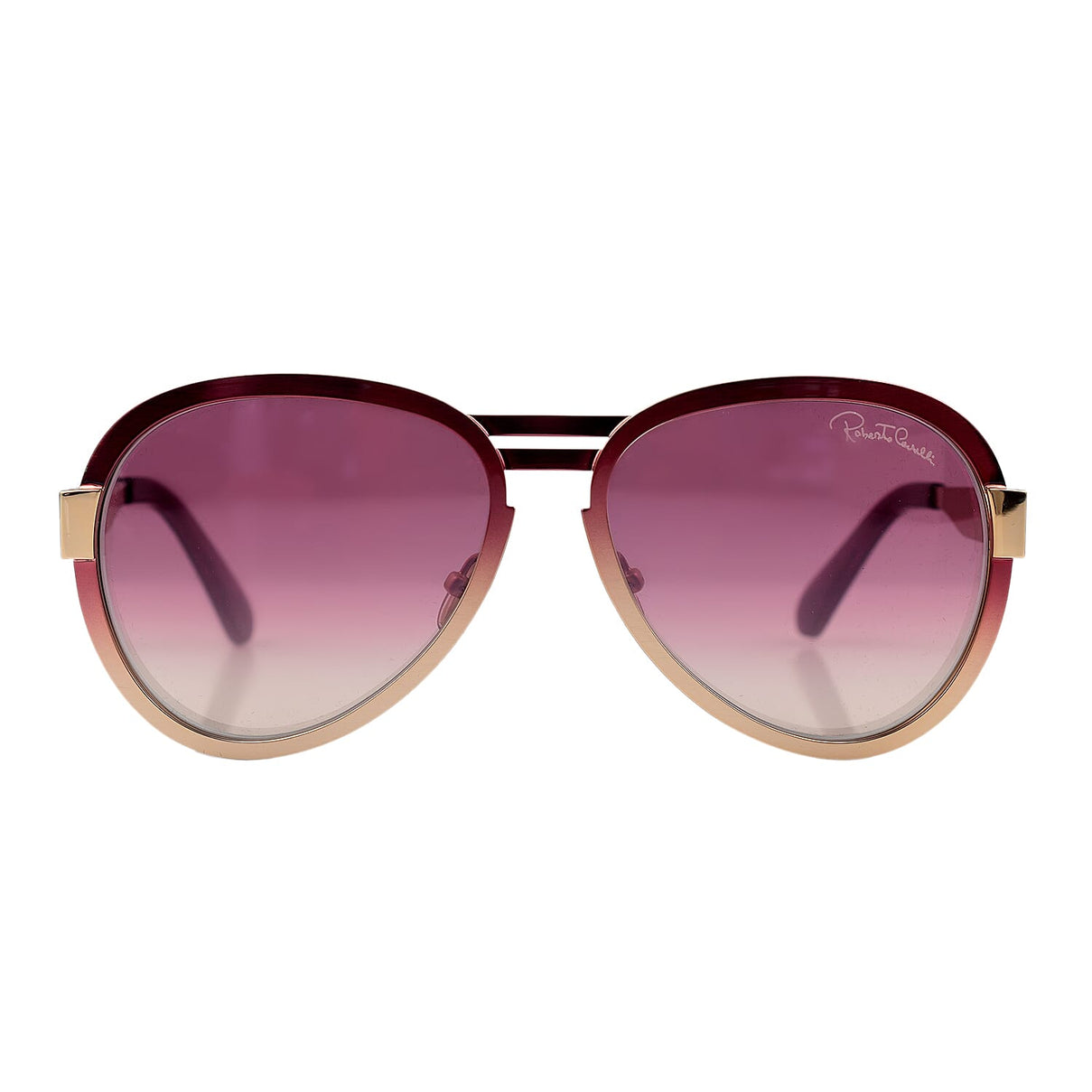 Roberto Cavalli Pink Shade Aviator Style Sunglasses 7571406 0