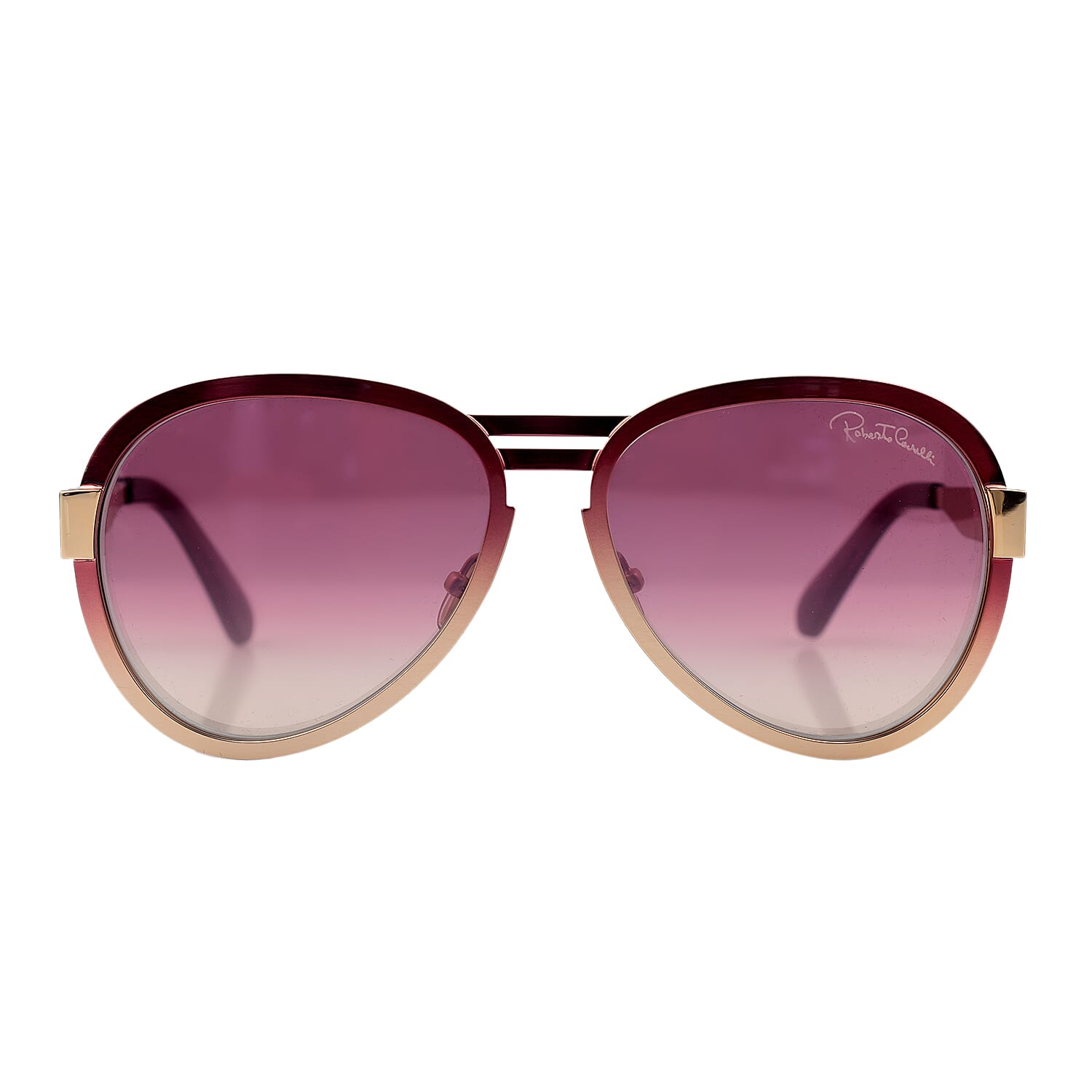 Roberto Cavalli Pink Shade Aviator Style Sunglasses 7571406 0