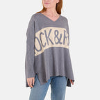 Rock And Roll Jumper (Size M-L) - Grey