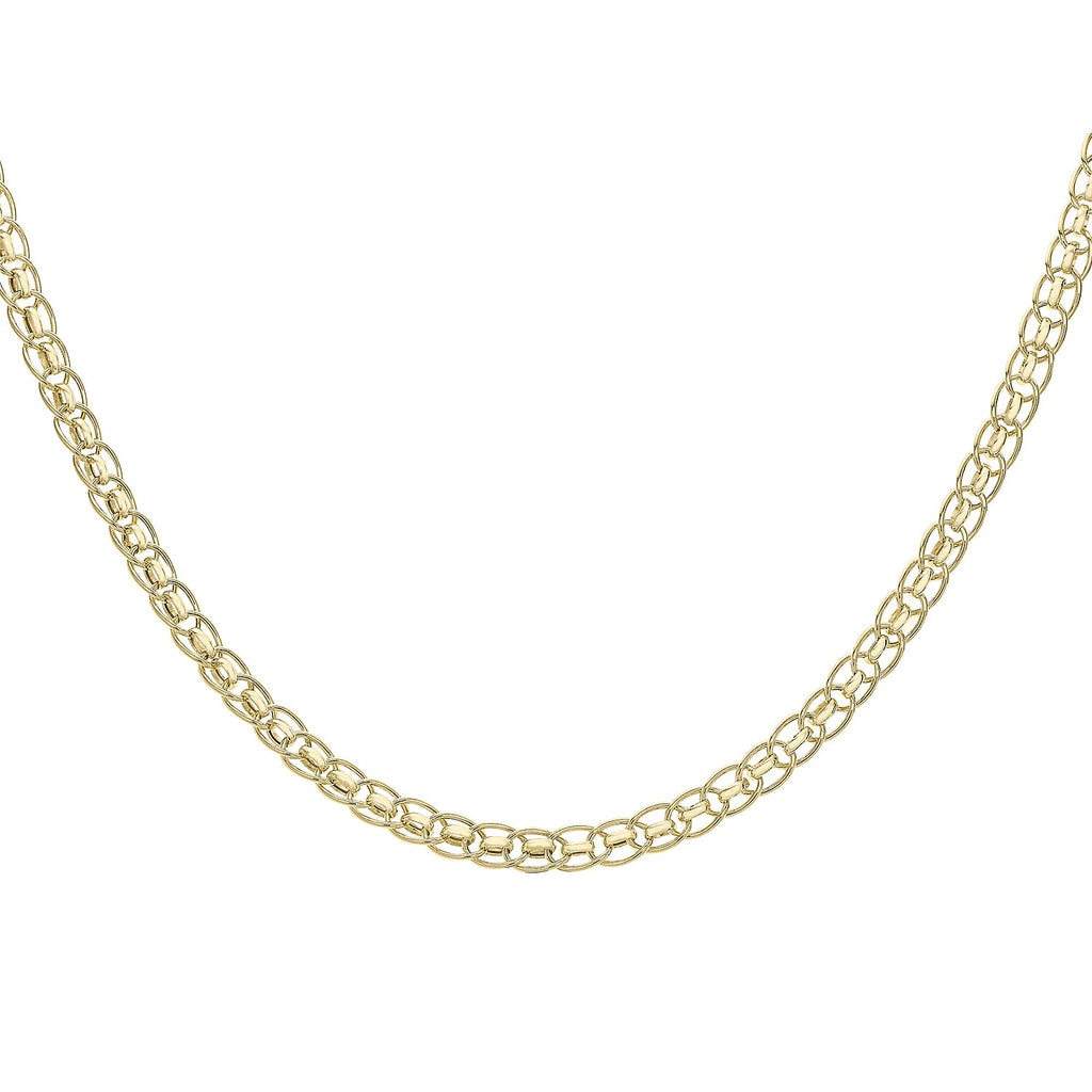 9K Yellow Gold  Chain (Size - 18),  Gold Wt. 8.4 Gms
