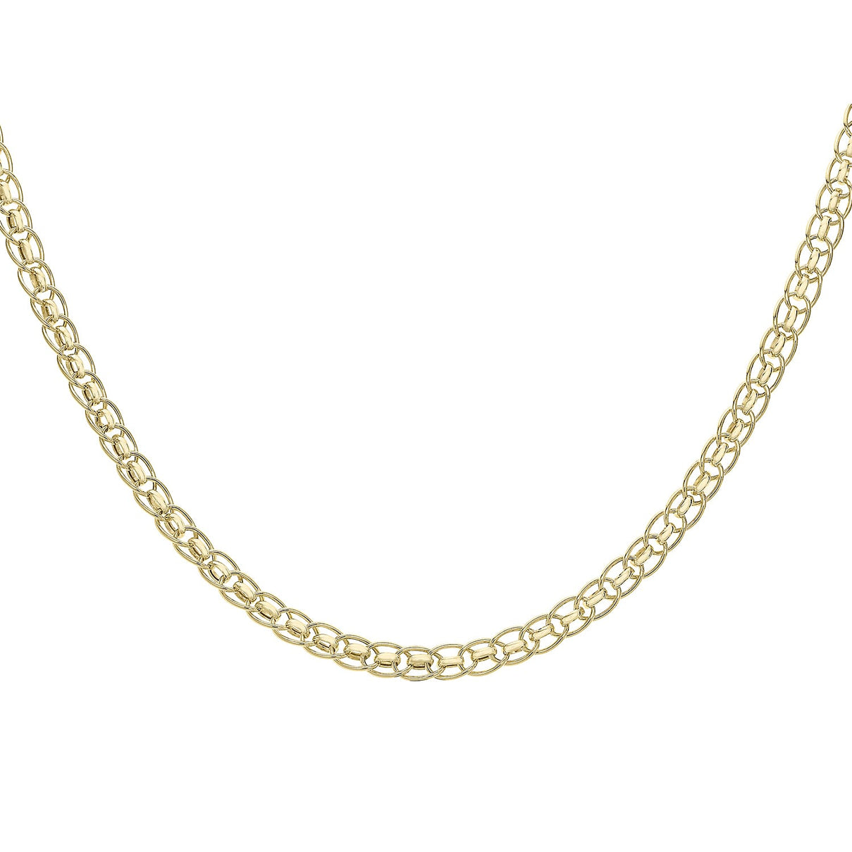 Roller-Ball-Link Chain 18 Inch in 9K Yellow Gold 7575406 1