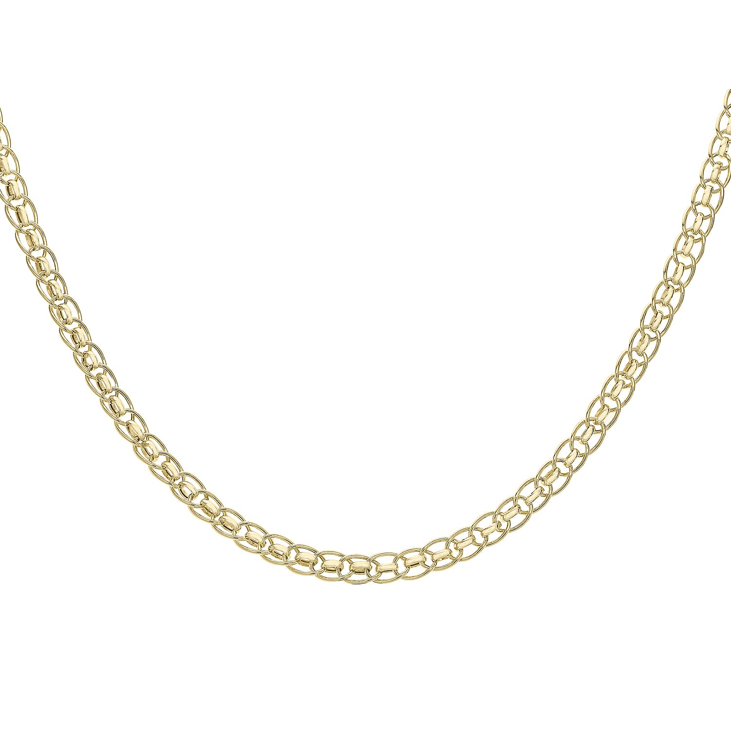 Roller-Ball-Link Chain 18 Inch in 9K Yellow Gold 7575406 1
