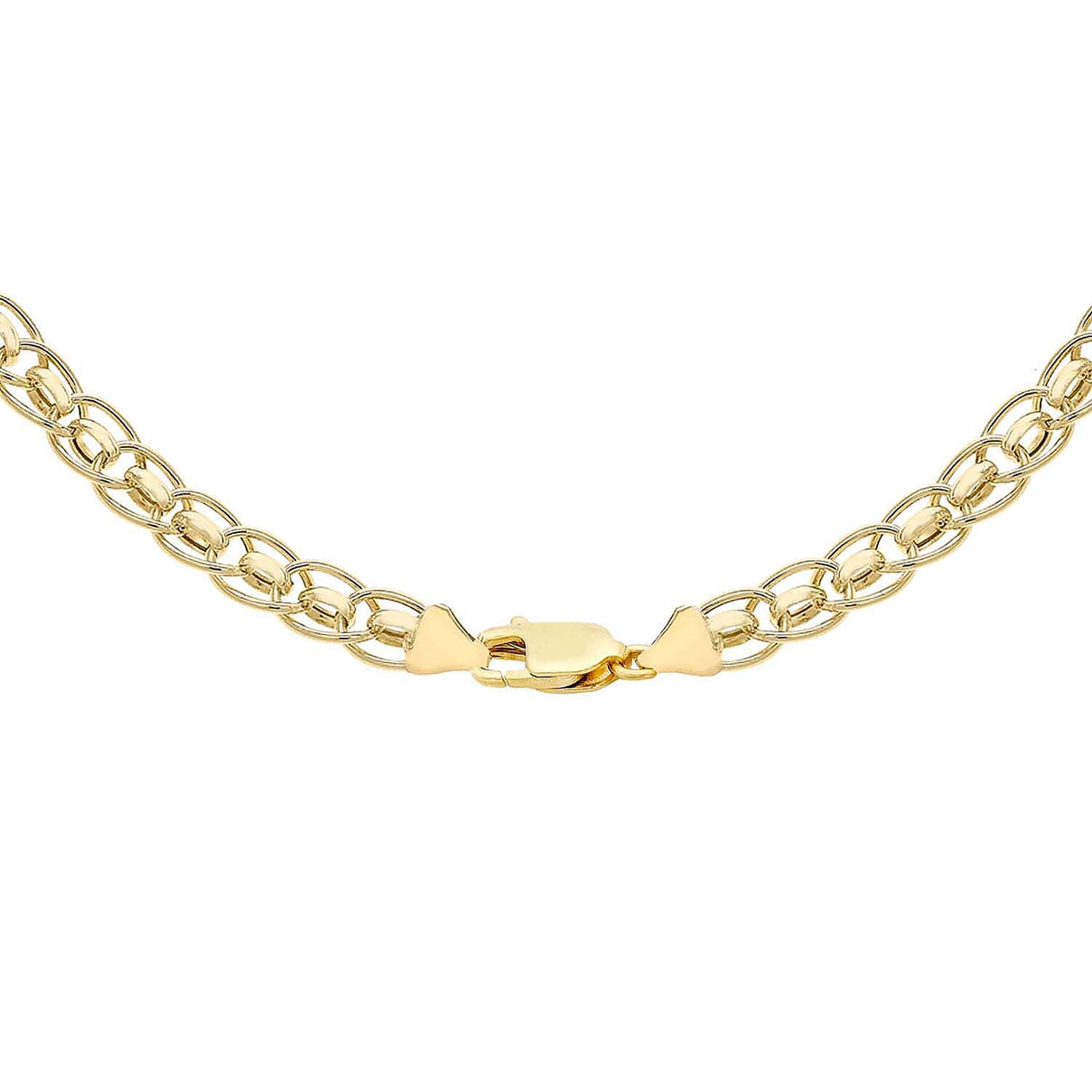 Roller-Ball-Link Chain 18 Inch in 9K Yellow Gold 7575406 2