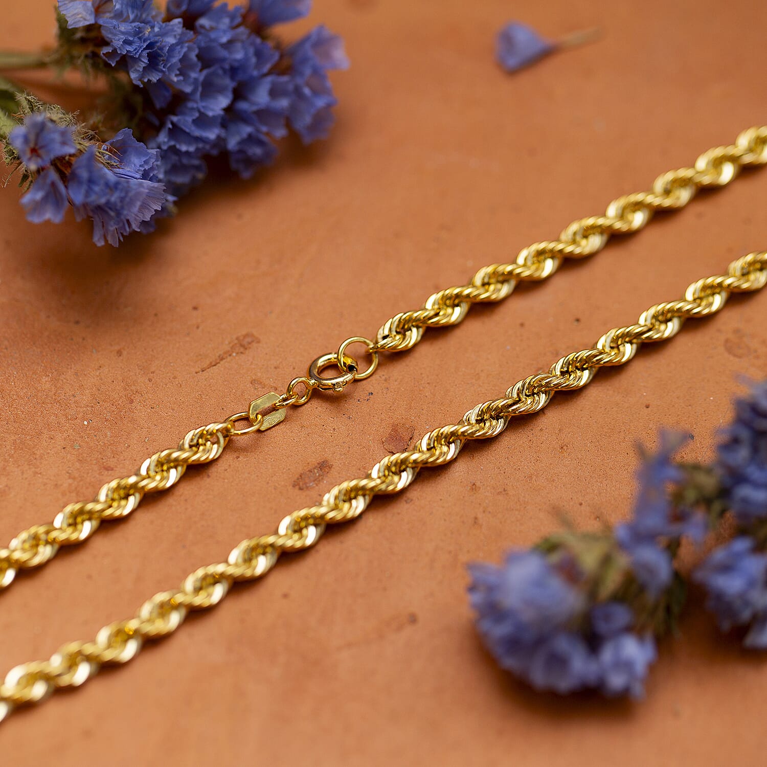 Rope Chain 16 Inch in 9K Yellow Gold 7575740 2