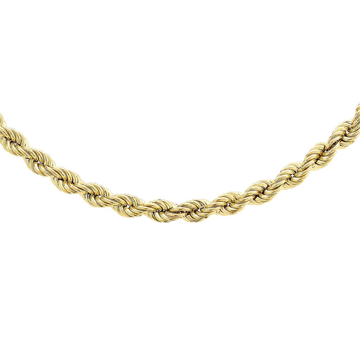 Rope Chain 16 Inch in 9K Yellow Gold 7575753 1