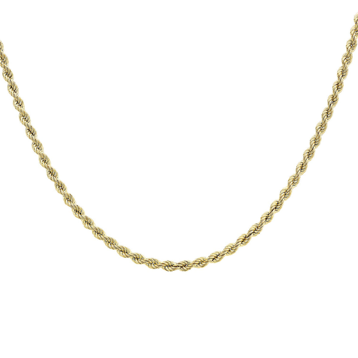 Rope Chain 16 Inch in 9K Yellow Gold 7575753 3