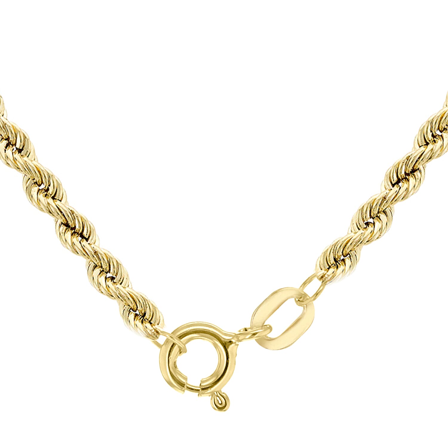Rope Chain 16 Inch in 9K Yellow Gold 7575753 4