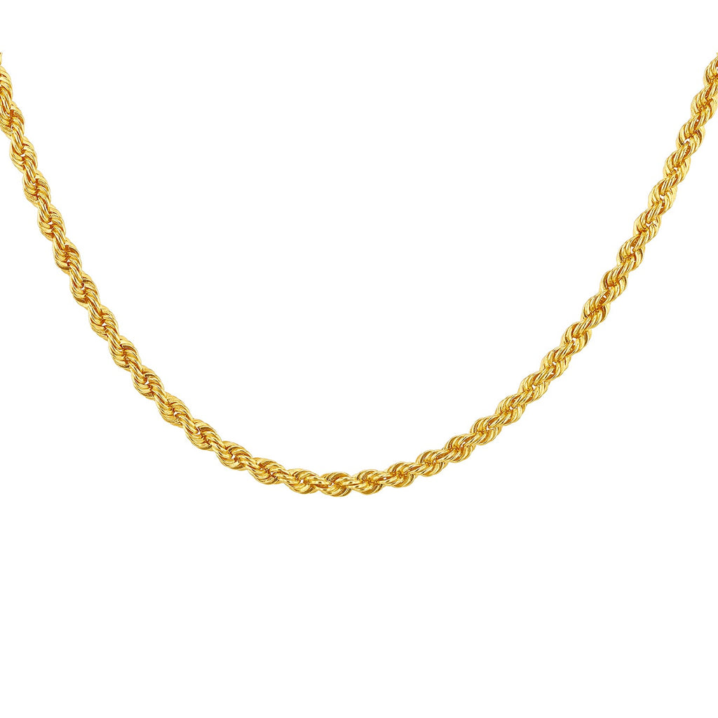 9K Yellow Gold  Chain (Size - 16),  Gold Wt. 5.6 Gms