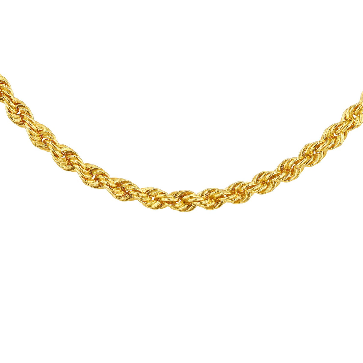 Rope Chain 16 Inch in 9K Yellow Gold 7581728 6