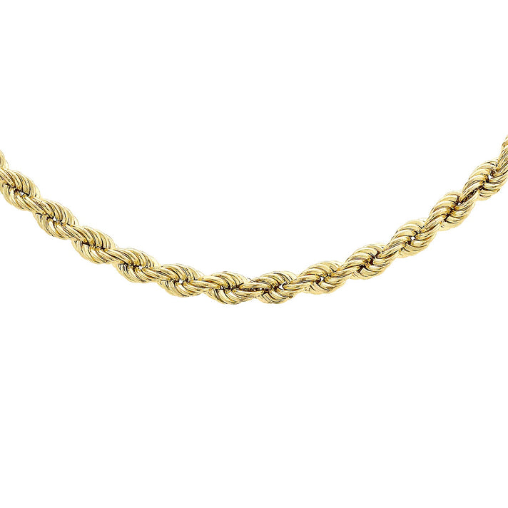 Rope Chain 18 Inch in 9K Yellow Gold 7575755 1