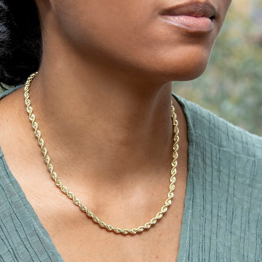 9K Yellow Gold  Chain (Size - 18),  Gold Wt. 6.2 Gms