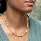 9K Yellow Gold  Chain (Size - 18),  Gold Wt. 6.2 Gms